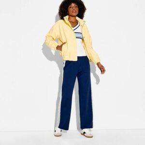 NWT! Target Wild Fable  Women's Bomber Jacket, Lt Yellow, Size Medium,MSRP $45